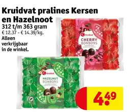 Kruidvat Kruidvat pralines Kersen en Hazelnoot aanbieding
