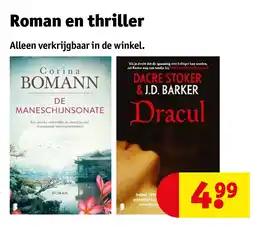 Kruidvat Roman en thriller aanbieding
