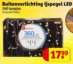 Kruidvat Buitenverlichting ijspegel LED aanbieding