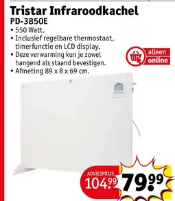 Kruidvat Tristar Infraroodkachel aanbieding