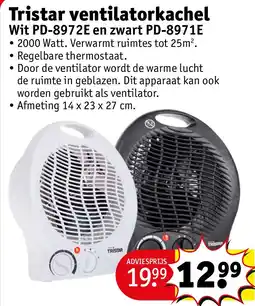 Kruidvat Tristar ventilatorkachel aanbieding