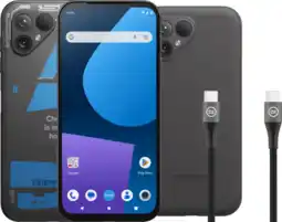 Coolblue Fairphone 5 256GB Transparant 5G + Accessoirepakket aanbieding