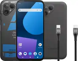 Coolblue Fairphone 5 256GB Transparant 5G + Accessoirepakket aanbieding