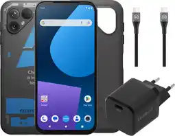 Coolblue Fairphone5 256Go Transparent 5G + Pack d'Accessoires aanbieding