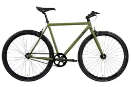 Decathlon Fixiefiets Original Hi-Ten stalen frame 28 – Cayman Green aanbieding