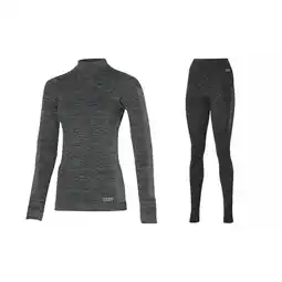Decathlon Heatkeeper - Premium Thermobroek/shirt dames - Set - Zwart - 2 x broek/shirt aanbieding