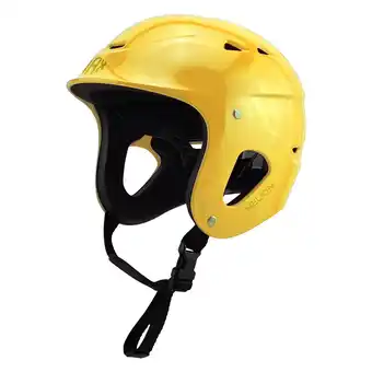 Decathlon Helm voor Kano, Kajak en Wildwatersporten - Helion Max Geel aanbieding
