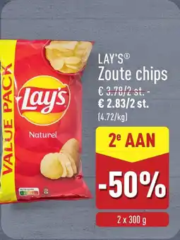 ALDI Lay's Zoute chips aanbieding