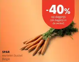 Spar Spar Wortelen Bussel België aanbieding