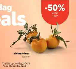 Spar Clémentines Spanje aanbieding