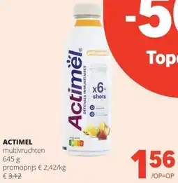 Spar Actimel Multivruchten aanbieding