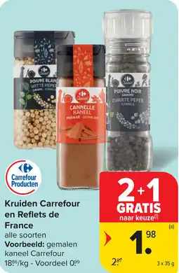 Carrefour Kruiden Carrefour en Reflets de France aanbieding