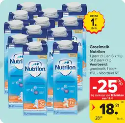 Carrefour Groeimelk Nutrilon aanbieding