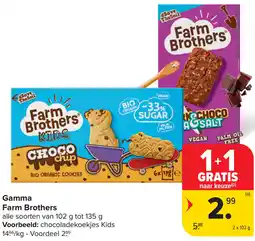 Carrefour Gamma Farm Brothers aanbieding