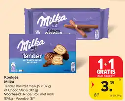 Carrefour Koekjes Milka aanbieding