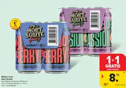 Carrefour Blikjes Juicy Mort Subite aanbieding