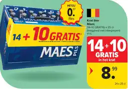 Carrefour Krat Bier Maes aanbieding