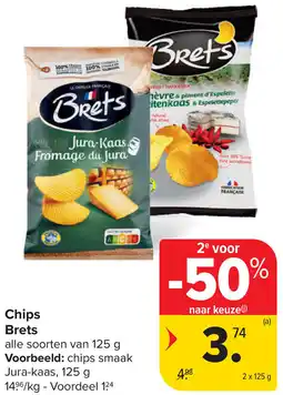 Carrefour Chips Brets aanbieding