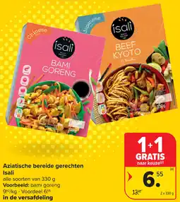 Carrefour Aziatische Bereide Gerechten Isali aanbieding