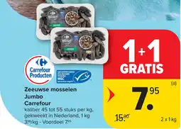 Carrefour Zeeuwse Mosselen Jumbo Carrefour aanbieding