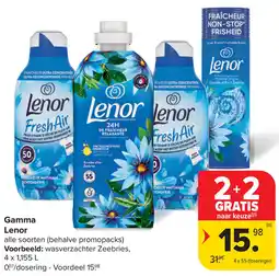 Carrefour Gamma Lenor aanbieding
