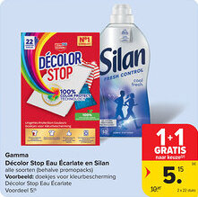 Carrefour Gamma Décolor Stop Eau Écarlate en Silan aanbieding