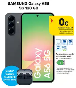 Carrefour Samsung Galaxy A56 5G aanbieding