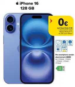 Carrefour Apple iPhone 16 aanbieding