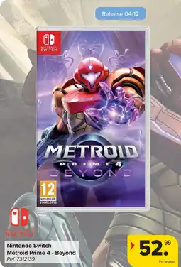 Carrefour Nintendo Switch Metroid Prime 4 Beyond aanbieding