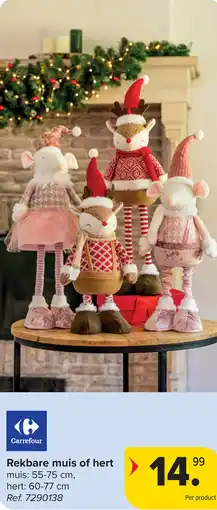 Carrefour Rekbare muis of hert aanbieding
