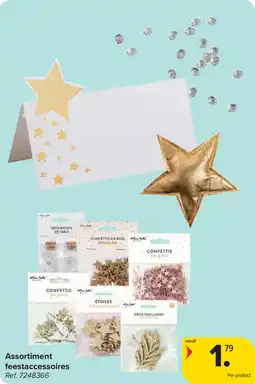 Carrefour Assortiment feestaccessoires aanbieding