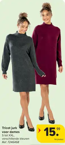 Carrefour Tricot jurk voor dames aanbieding