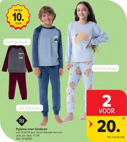 Carrefour Pyjama voor kinderen aanbieding