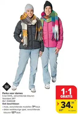 Carrefour Parka voor dames aanbieding