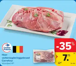Carrefour Heel Varkensspieringgebraad Carrefour aanbieding