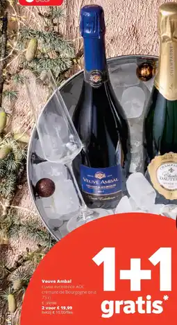 Spar Veuve Ambal cuvée excellence AOC crémant de Bourgogne brut 75 cl aanbieding