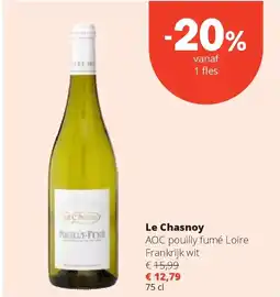 Spar Le Chasnoy AOC pouilly fumé Loire Frankrijk wit aanbieding
