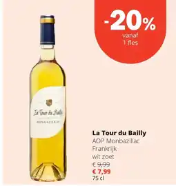 Spar La Tour du Bailly AOP Monbazillac Frankrijk wit zoet aanbieding