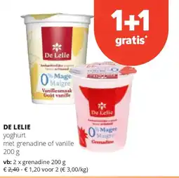 Spar DE LELIE grenadine 200 g aanbieding