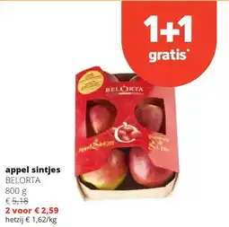 Spar appel sintjes BELORTA 800 g aanbieding
