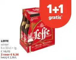 Spar LEFFE winter aanbieding