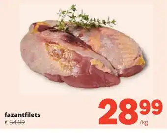 Spar fazantfilets aanbieding