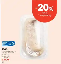 Spar SPAR schelvishaasje aanbieding
