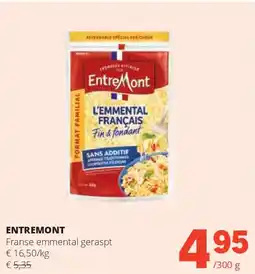 Spar ENTREMONT Franse emmental geraspt aanbieding