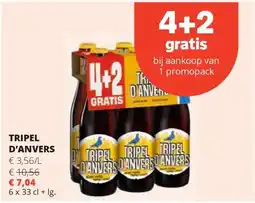 Spar TRIPEL D’ANVERS aanbieding