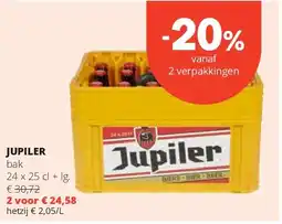 Spar JUPILER bak aanbieding