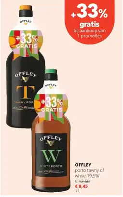 Spar OFFLEY porto tawny of white 19,5% aanbieding