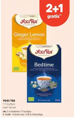 Spar YOGI TEA bedtime 17 builtjes aanbieding