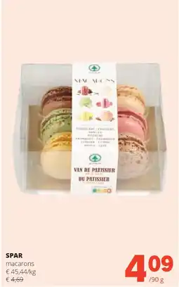 Spar SPAR macarons aanbieding