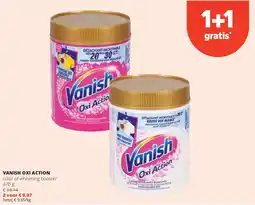 Spar VANISH OXI ACTION color of whitening booster 470 g aanbieding